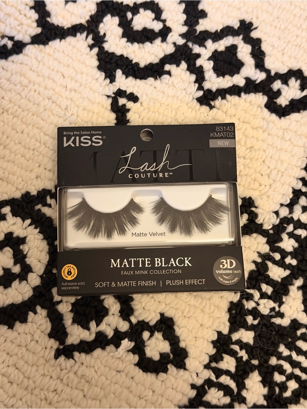 Kiss Matte Black 3D Volume False Lashes